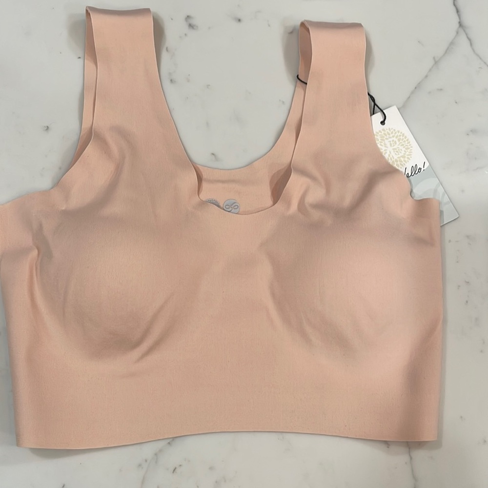 COPY - Kindred Bravely Ultra comfort smooth lounge bra- soft pink